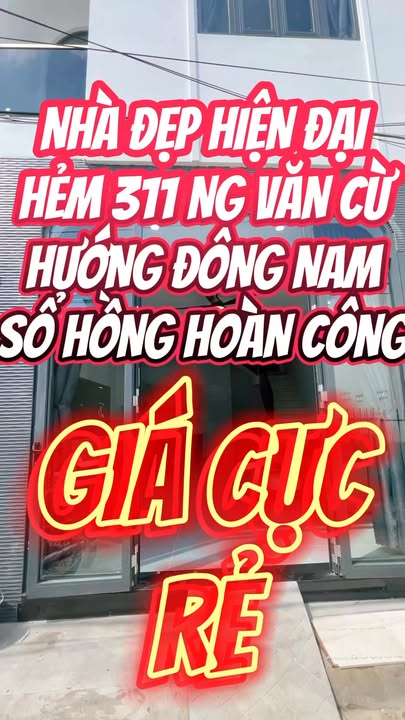 Nhà trệt lầu hẻm 311 Nguyễn Văn Cừ, Cần Thơ 50m² giá 2.79 tỷ - Sẵn sàng vào ở ngay!