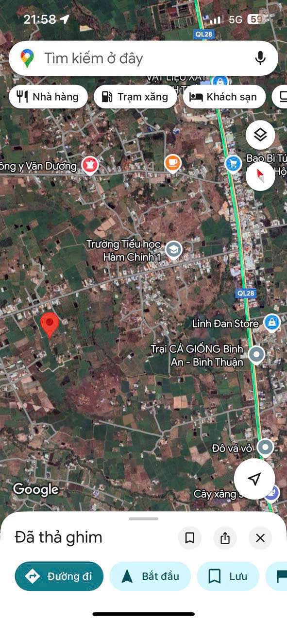 Đất 1 sào thôn Bình An, Hàm Chính, Bình Thuận giá 561 triệu - Đầu tư sinh lời ngay!