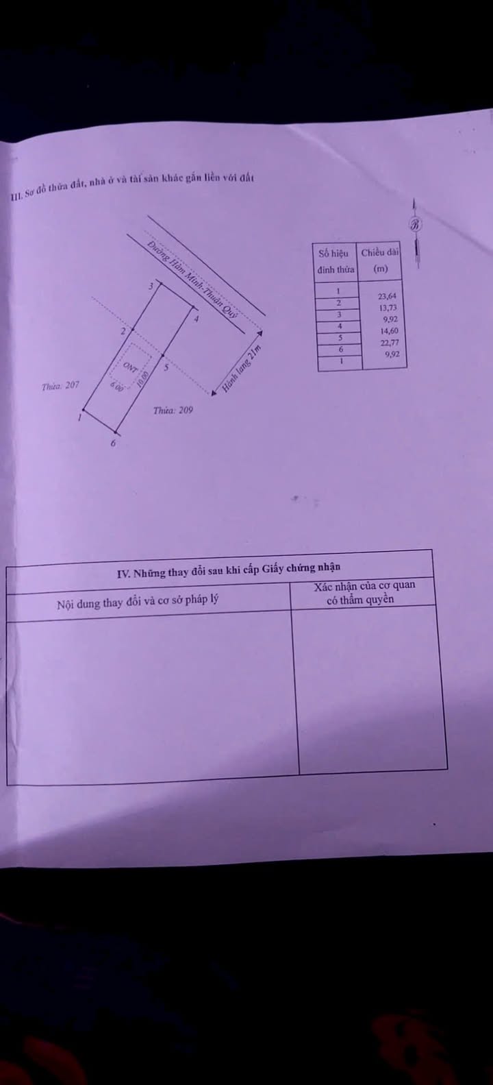 Đất mặt tiền đường Hàm Minh Thuận Quý, 370m² giá 7.4 tỷ - Cơ hội kinh doanh tuyệt vời!