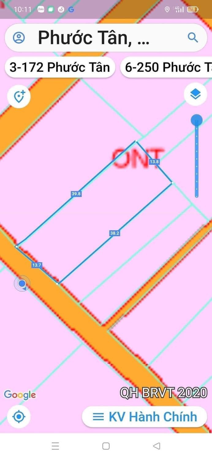 Đất nền Phước Tân Xuyên Mộc 530m² - Mặt tiền đường nhựa, đầu tư sinh lời!