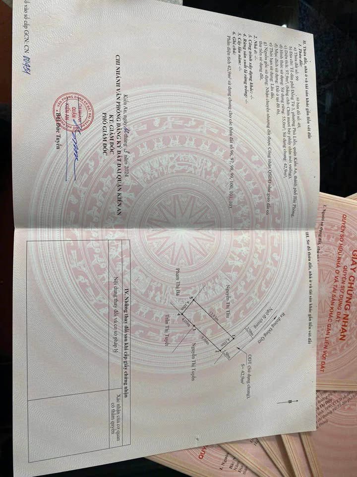 Đất nền Kiến An Hải Phòng 55m² giá 1 tỷ - Lô góc, ô tô vào tận nơi!