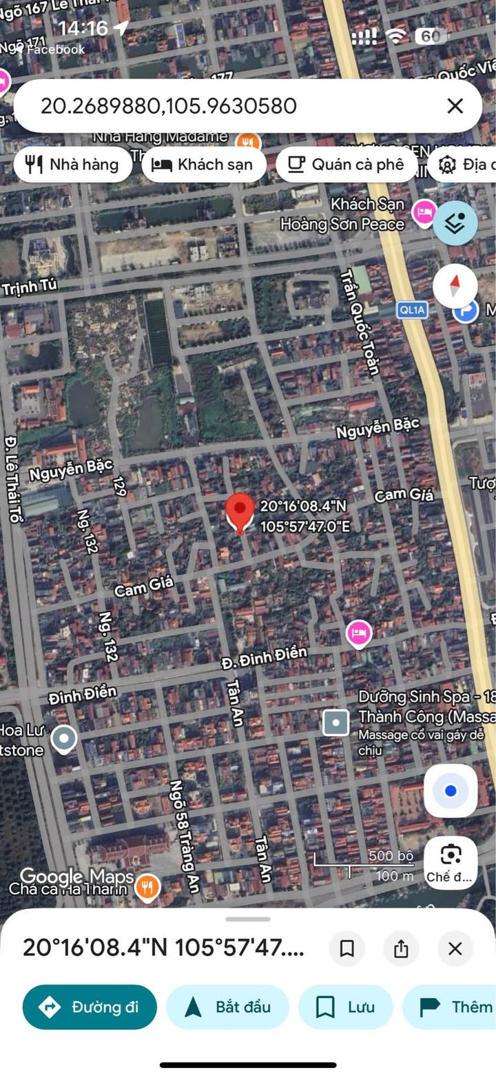 Đất nền Phường Hoa Lư Ninh Bình 62m² giá 3 tỷ - Đầu tư sinh lời tốt!