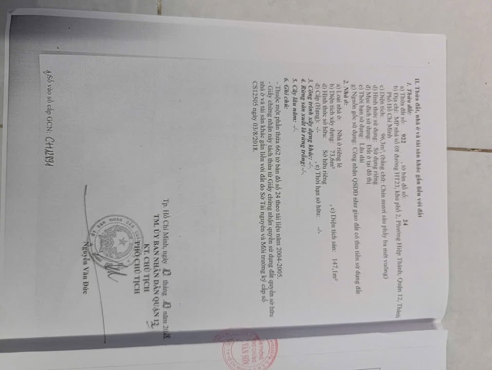 Nhà mặt tiền Hiệp Thành 23, quận 12, 96m² giá 6.8 tỷ - Tiện kinh doanh ngay!