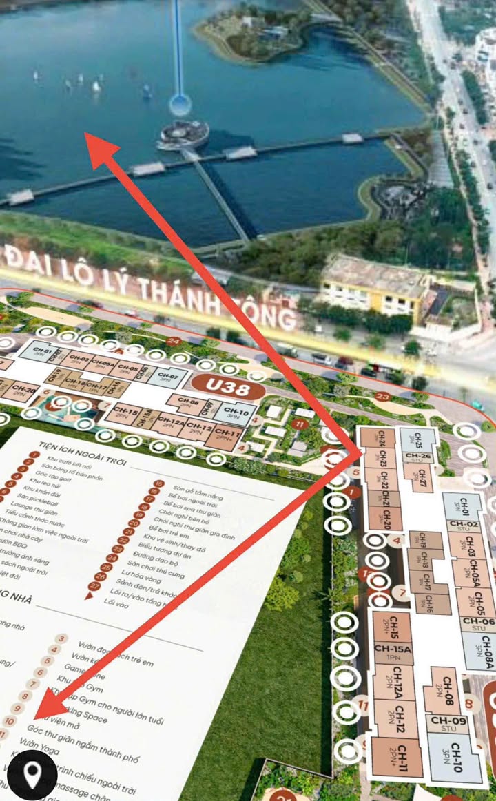 Căn hộ Masteri The Lakeside 66m² giá 5.85 tỷ - View hồ tầng cao tuyệt đẹp!