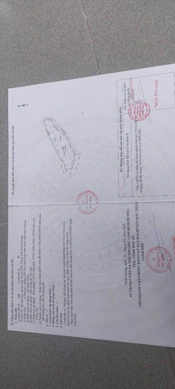 Đất nền An Lập Bàu Bàng 6700m² giá 4.8 tỷ - Mặt tiền đường sỏi đỏ đẹp