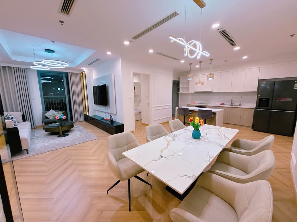 Căn hộ 3PN Timescity, Minh Khai, 20 triệu - Full đồ đẹp, view thoáng