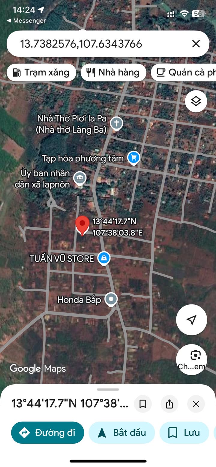 Đất nền xã Ia Pnôn, huyện Đức Cơ 800m² giá 760 triệu - Lô góc ôm 2 mặt đường