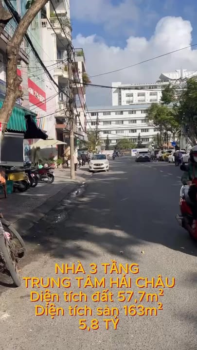 Nhà 3 tầng Ngô Gia Tự Đà Nẵng 57,7m² giá 5,8 tỷ - Cơ hội đầu tư tuyệt vời!