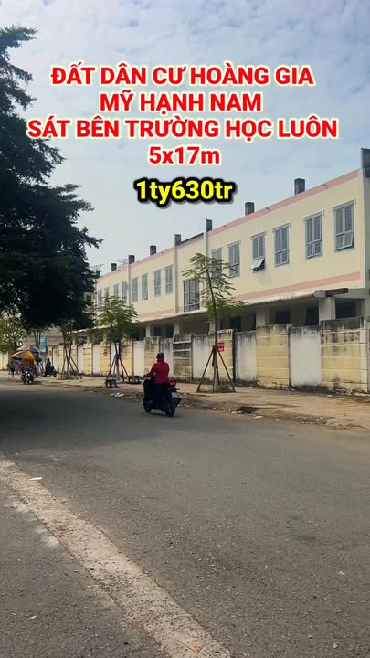 Đất nền khu dân cư Hoàng Gia, Mỹ Hạnh Nam 85m² giá 1.63 tỷ - Vị trí đắc địa gần trường học!