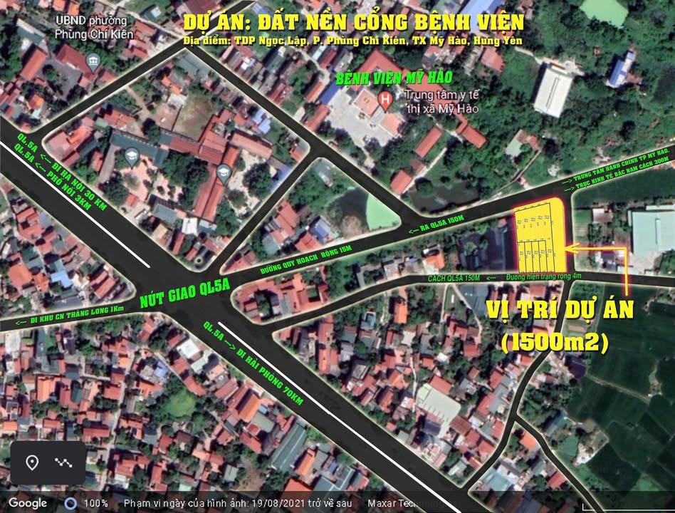 Đất nền Ngọc Lập, Mỹ Hào 78m² giá 1.75 tỷ - Cơ hội đầu tư sinh lời!