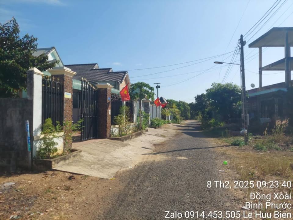 Đất nền đường nhánh 5b1, phường Bình Phước, 250m² - Giá chỉ 1.6 tỷ, cơ hội đầu tư vàng!