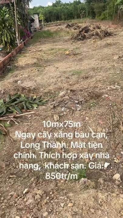 Đất nền Bàu Cạn, Long Thành 75m² giá 8.5 tỷ - Mặt tiền đường lớn, đầu tư sinh lời!