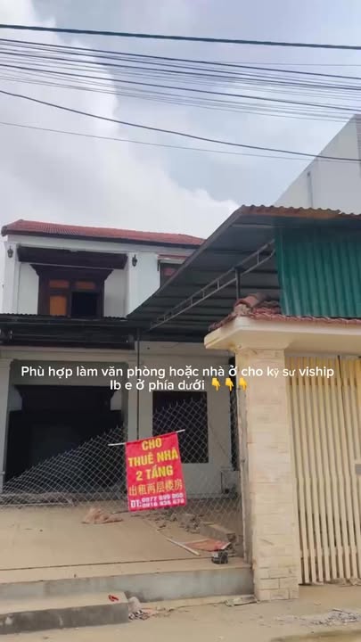 Cho thuê nhà 2 tầng đường Nguyễn Văn Trỗi - Đối diện KCN VSIP 2, thuận tiện làm văn phòng