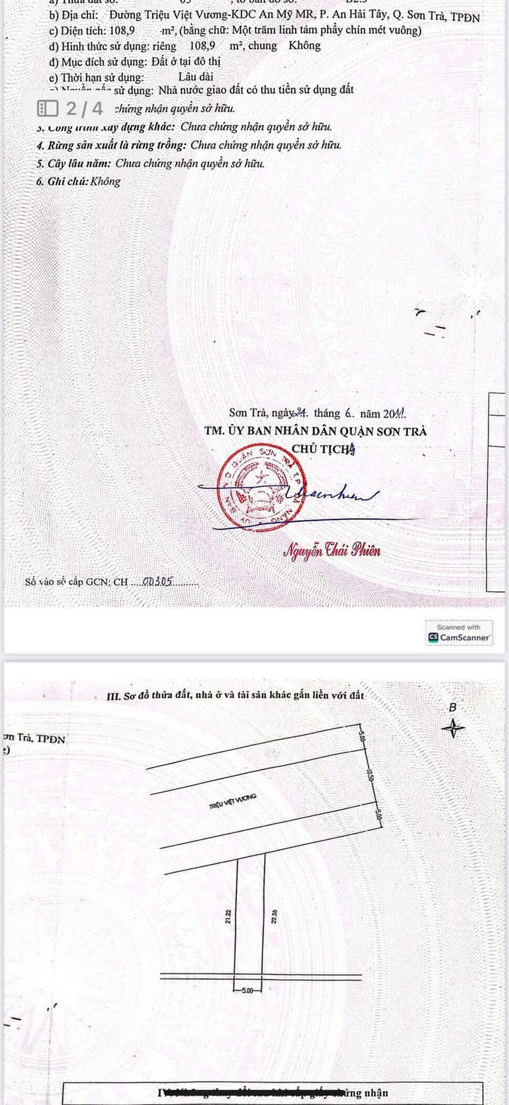 FrontHouse Đường Triệu Việt Vương, Sơn Trà 105m² giá 10 tỷ - Vị trí vàng kinh doanh!