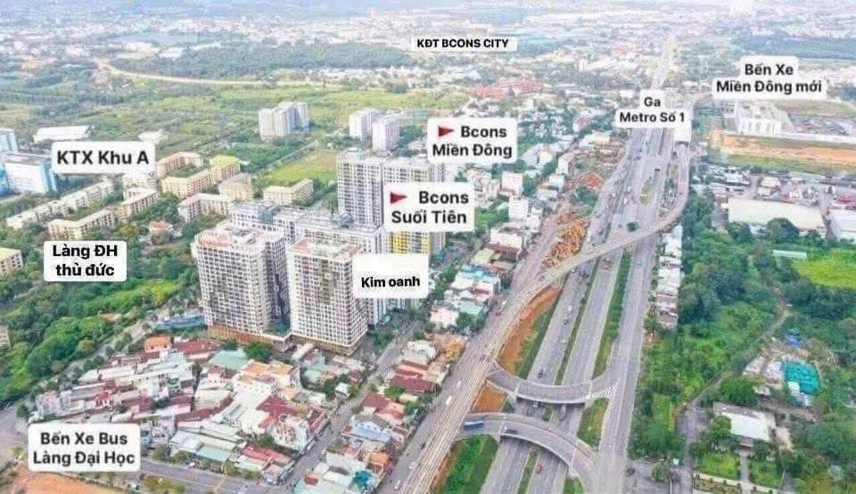 Căn hộ BCONS Suối Tiên Dĩ An 35m² giá 1.73 tỷ - Sẵn sàng vào ở!