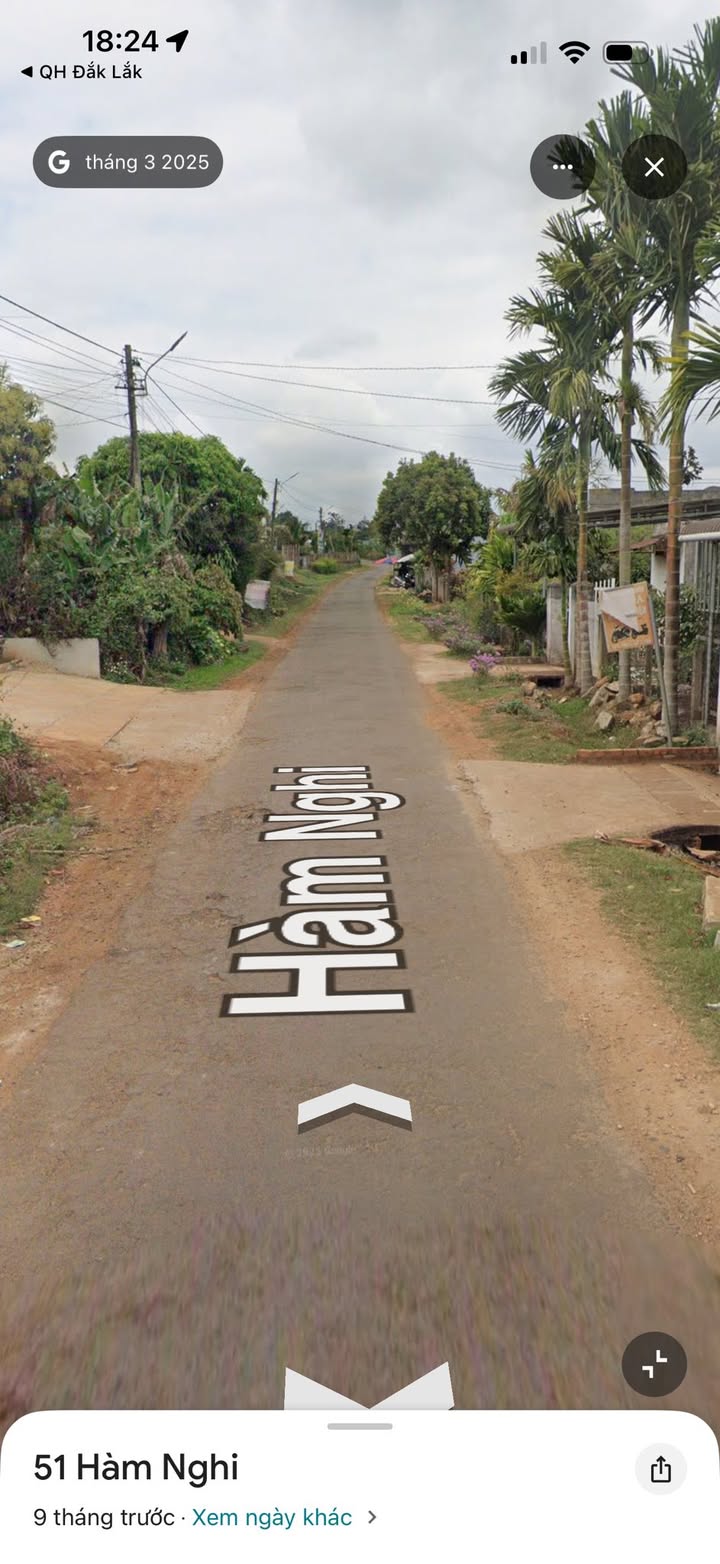 Đất nền mặt tiền Hàm Nghi Buôn Hồ 588m² giá 2.38 tỷ - Đất cao ráo, vị trí đẹp!