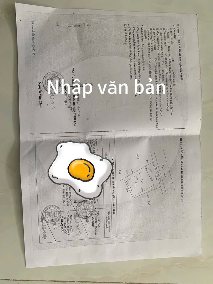 Đất nền biệt thự Ô Môn 565m² giá 1 tỷ - Cơ hội đầu tư tuyệt vời!