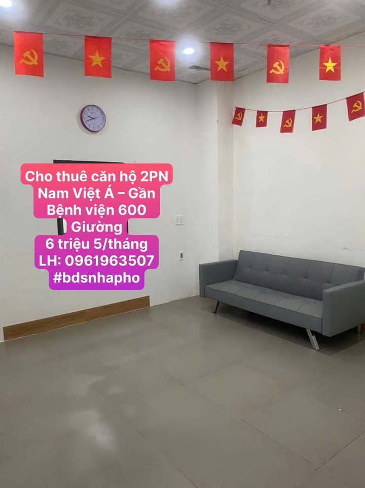 Căn hộ cho thuê 2PN tại Hòa Hải, Ngũ Hành Sơn, Đà Nẵng - 6,5 triệu/tháng, dọn vào ở ngay!