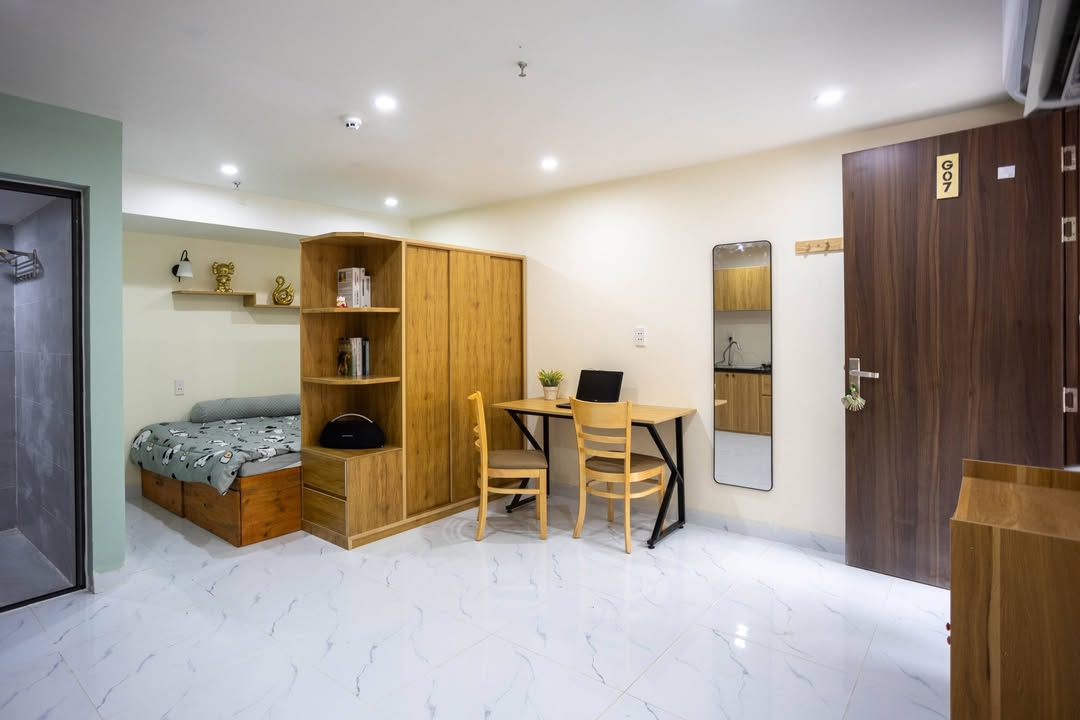 Căn hộ cho thuê đường Trần Cao Vân, quận Thanh Khê - Full nội thất, chỉ xách vali vào ở!