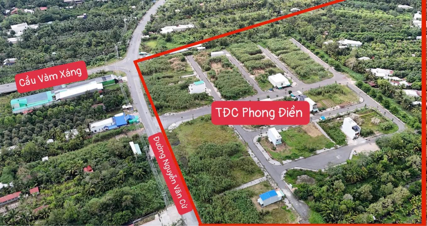 Đất nền đẹp khu TĐC Phong Điền, Cần Thơ 170m² giá 4.4 tỷ - Cơ hội đầu tư hấp dẫn!