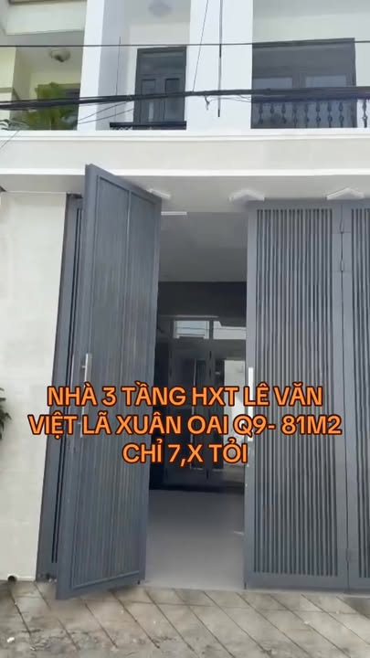 Nhà 3 tầng HXT Lê Văn Việt, Q9 - 81m² chỉ 7 tỷ - Tiềm năng tăng giá cao!