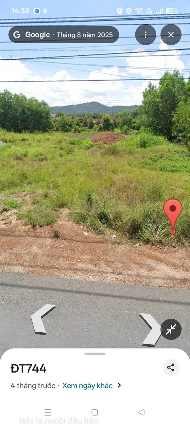 Đất nền ĐT 744 Dầu Tiếng 57200m² giá 2.2 tỷ - Đầu tư sinh lời ngay!