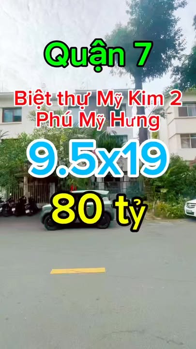 Biệt thự Mỹ Kim 2 Phú Mỹ Hưng 180m² giá 80 tỷ - Sẵn sàng vào ở ngay!