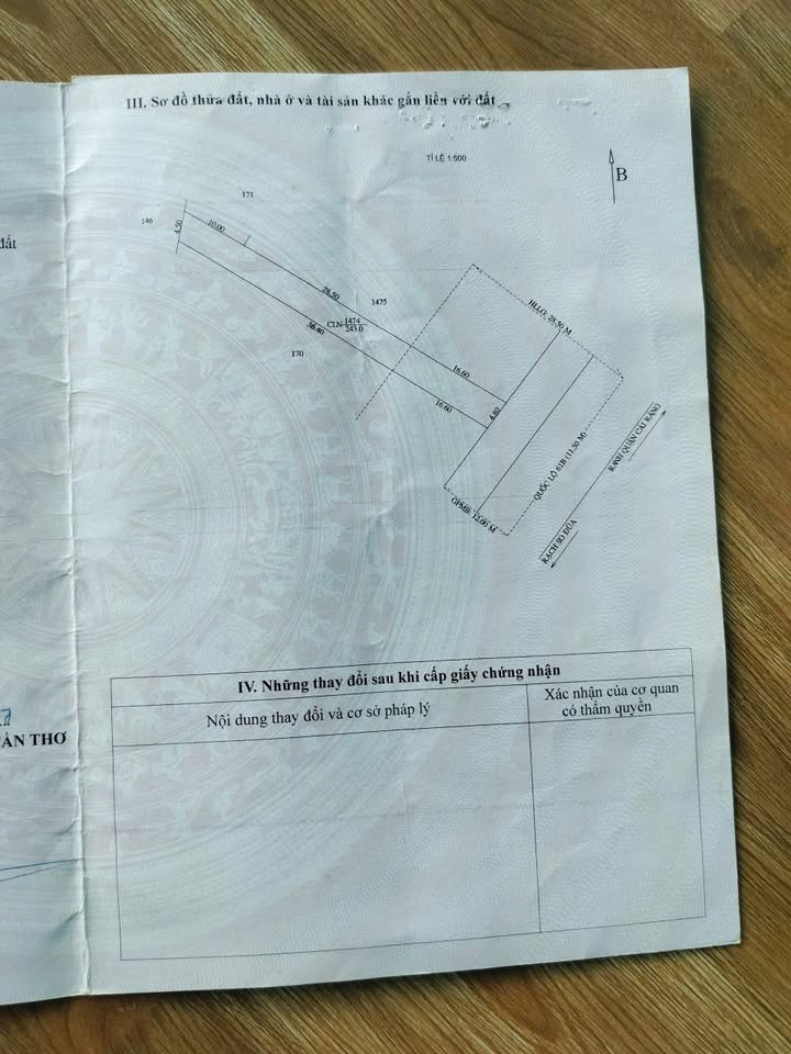 Đất nền nhà cấp 4 xã Nhơn Nghĩa, huyện Phong Điền 243m² giá chỉ 1.6 tỷ - Cơ hội đầu tư tuyệt vời!