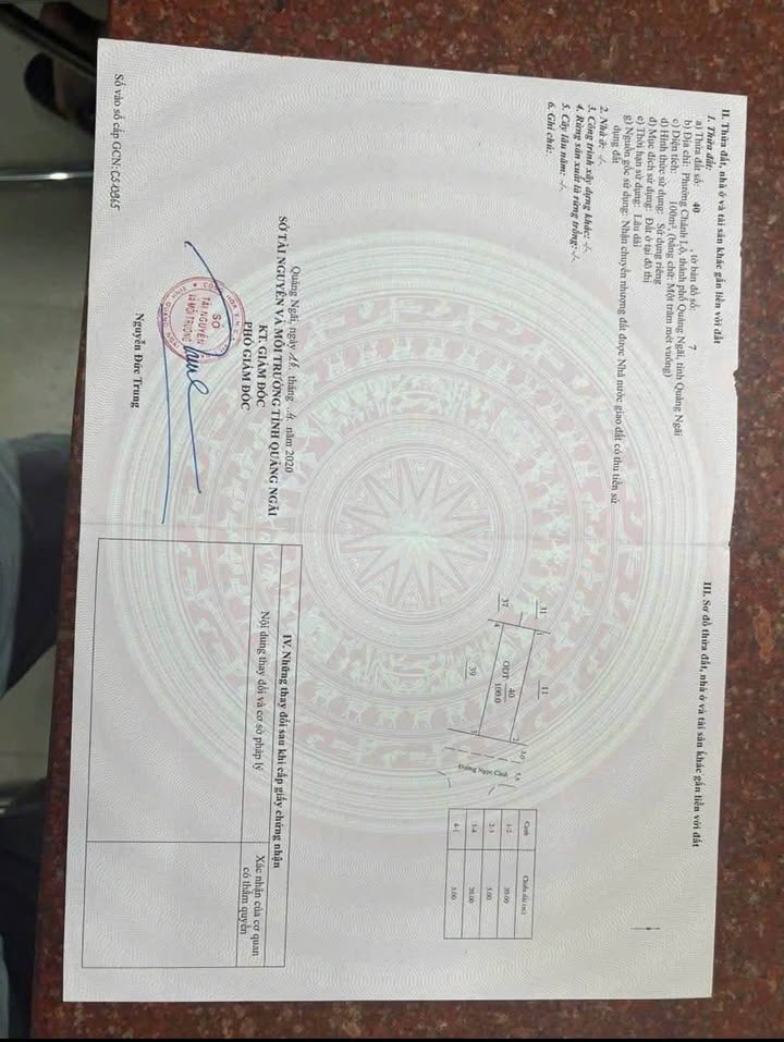 Lô đất 100m² tại KDC Phát Đạt, Quảng Ngãi - Cơ hội đầu tư tốt!