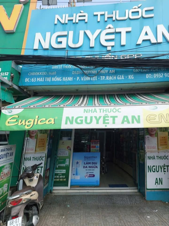 Mặt bằng cho thuê 63 Mai Thị Hồng Hạnh, Rạch Giá 36m² - Vị trí đắc địa cho kinh doanh!