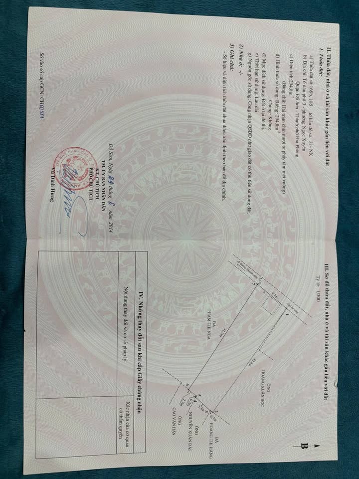 Lô đất 294m² ngõ 8 đường Thanh Niên Đồ Sơn giá 4.7 tỷ - Đầu tư sinh lời ngay!