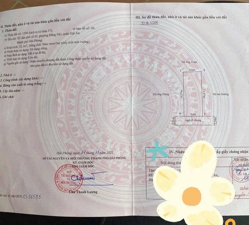 Đất nền Đằng Hải 52m² giá 2 tỷ - Sổ đỏ chính chủ, không quy hoạch!