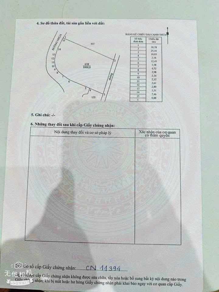 Đất Láng Dài, Long Đất 1000m² giá 850 triệu - Cơ hội đầu tư tuyệt vời!