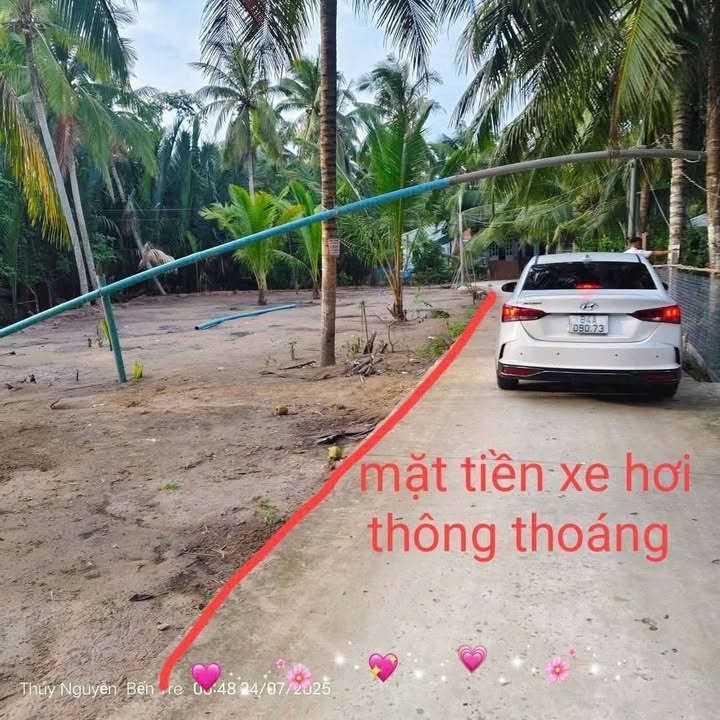 Đất nền Phước Hiệp, Mỏ Cày Nam 525m² chỉ 490 triệu - Đầu tư sinh lời ngay!