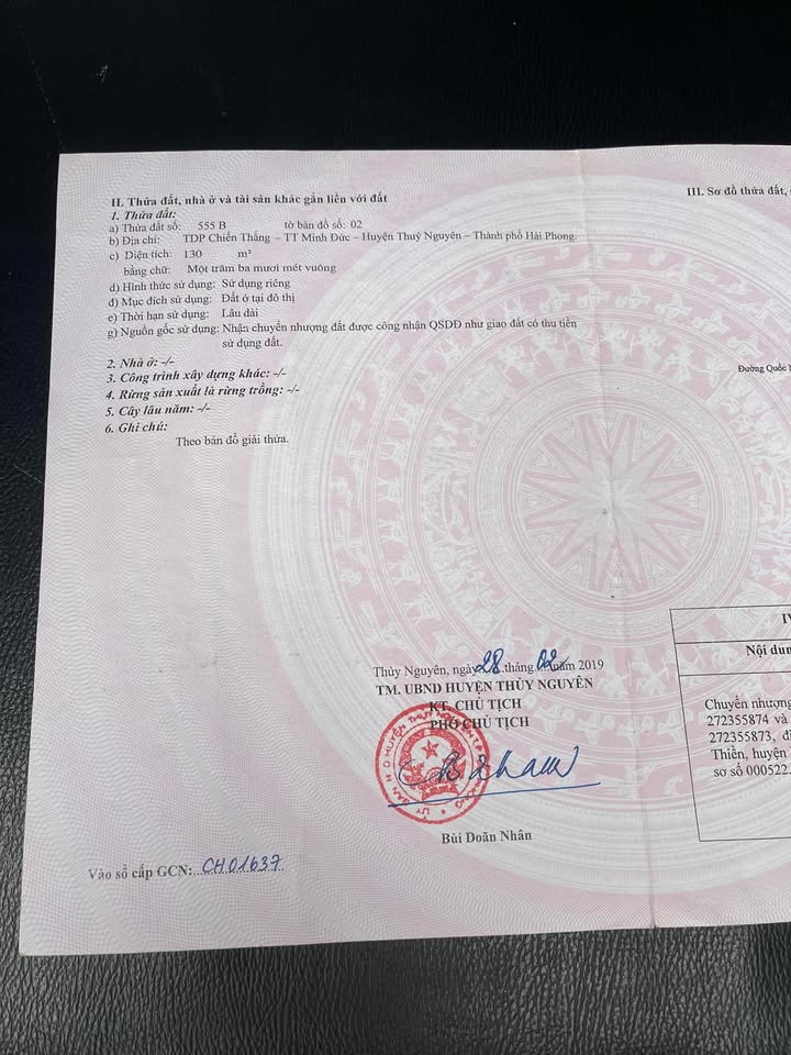 Đất nền TDP Chiến Thắng, Minh Đức 130m² chỉ 900 triệu - Cơ hội đầu tư lý tưởng!