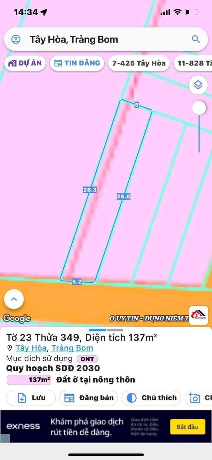 Nhà bán Trảng Bom 140m² giá 1.1 tỷ - Mặt tiền kinh doanh lý tưởng!