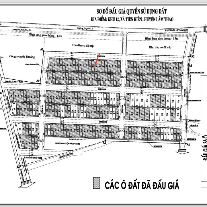 Đất đấu giá Tiên Kiên 100m² giá thỏa thuận - Cơ hội đầu tư hấp dẫn!