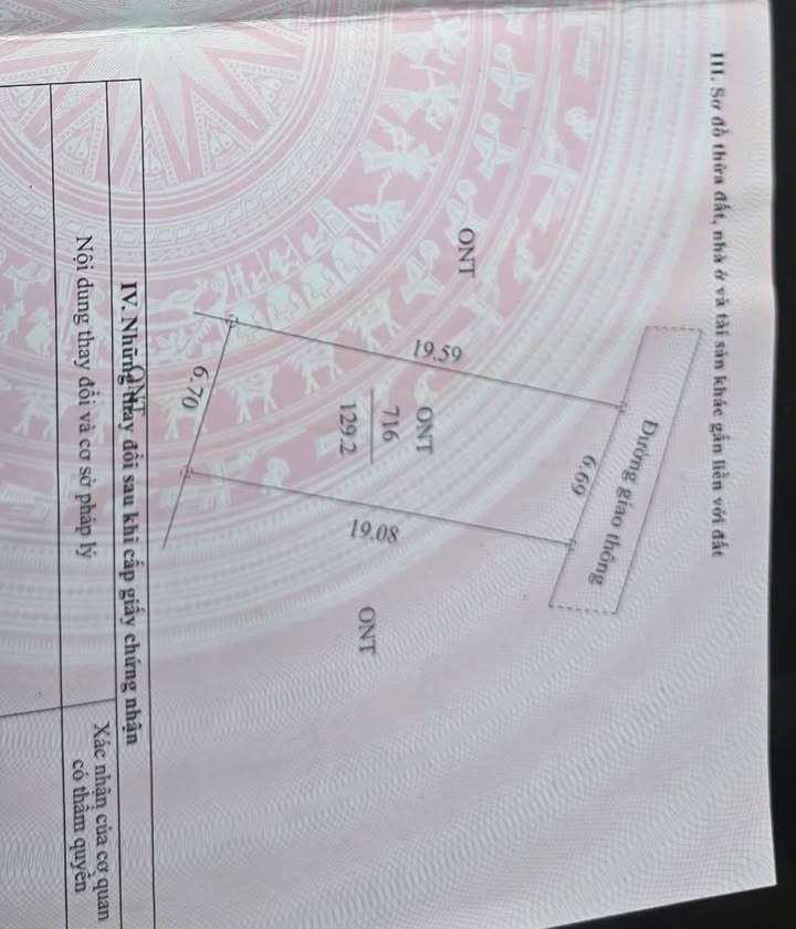 Đất thổ cư Quang Tiến, Tân Yên 129m² giá 600 triệu - Đường ô tô vào tận nơi!