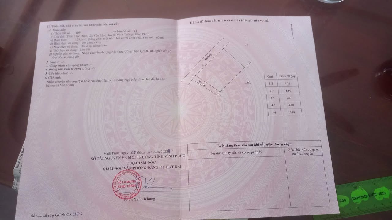 Đất nền thôn Hạc Đình, Vĩnh Hưng 130m² giá 10 tỷ - Cơ hội đầu tư hiếm có!