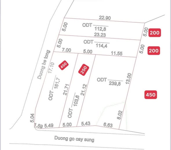 Đất nền Tịnh Biên 110m² giá 200 triệu - Vị trí đẹp, đầu tư sinh lời