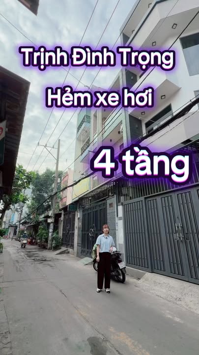 Nhà đẹp 4 tầng Tân Bình 65m² giá 9.95 tỷ - Hẻm xe hơi, gần trung tâm!