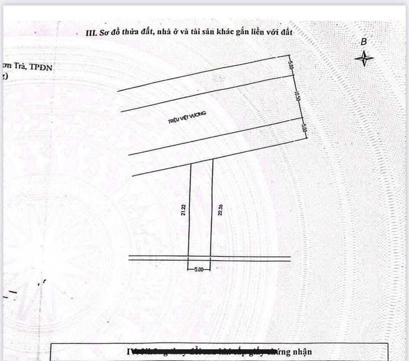 FrontHouse mặt tiền đường Triệu Việt Vương Sơn Trà 110m² giá 1x tỷ - Vị trí vàng kinh doanh