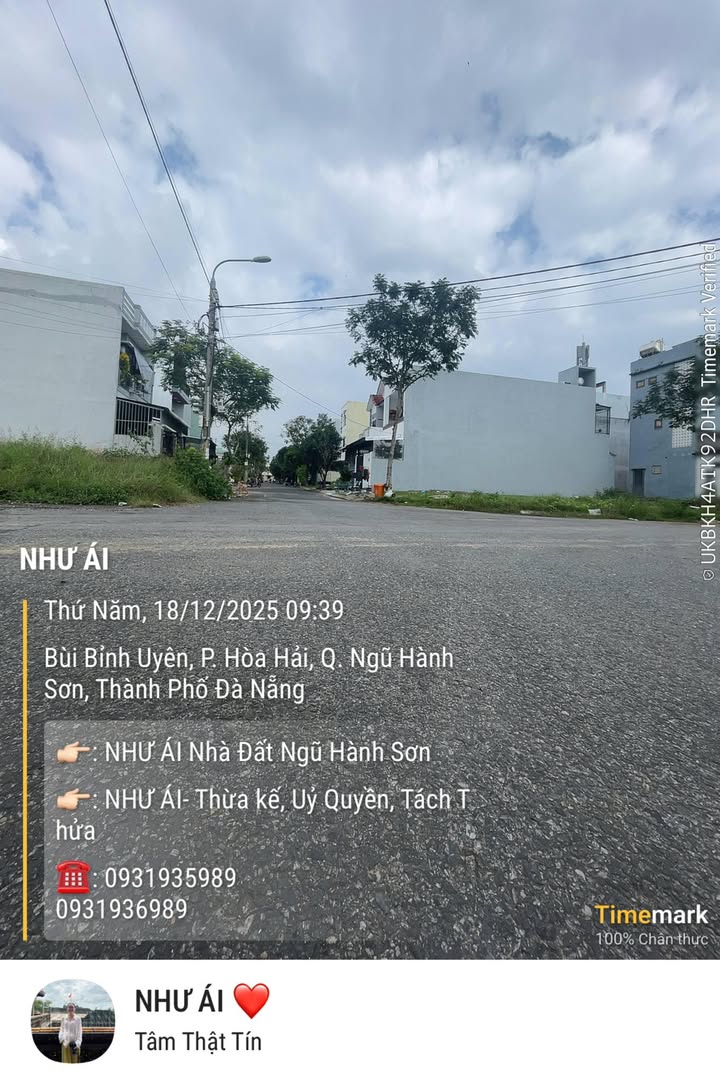 Đất nền đẹp đường Bùi Bỉnh Uyên, Đà Nẵng 100m² - Vị trí đắc địa gần biển Non Nước