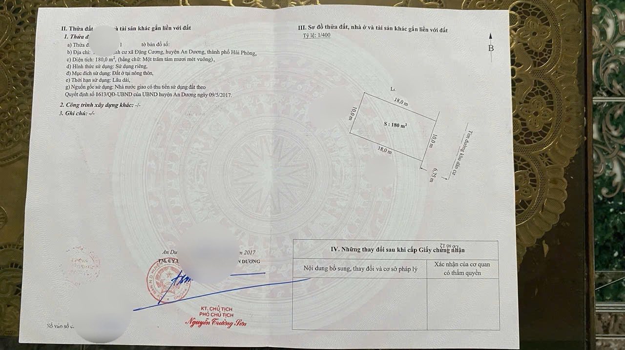 Đất biệt thự Đặng Cương - An Dương 180m² giá 4.5 tỷ - Cơ hội đầu tư tuyệt vời!