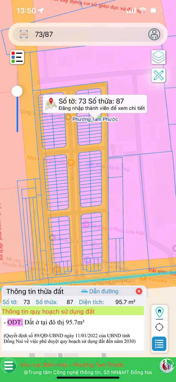 Đất nền Phúc Lưu Hải, Biên Hòa 190m² giá 1.5 tỷ - Đầu tư sinh lời ngay!