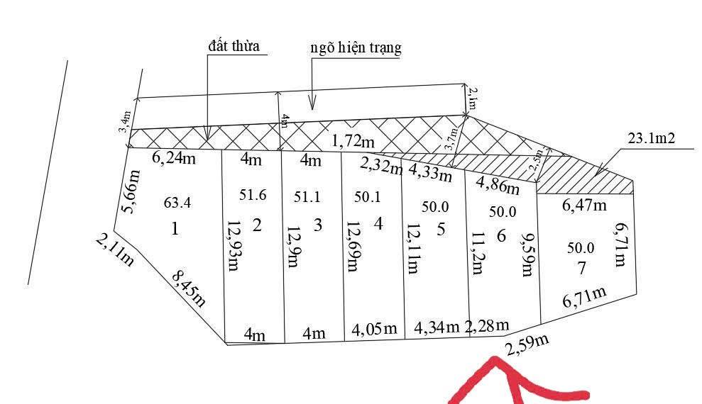 Đất nền Đặng Cương An Dương 50m² giá thỏa thuận - Vị trí thuận lợi gần trường và chợ