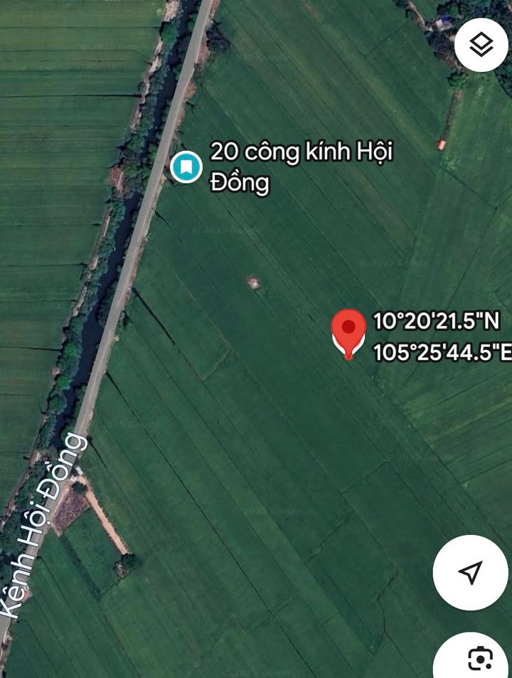 Đất nông nghiệp Mỹ Thới, Long Xuyên 20 công - Mặt tiền đường Hội Đồng, giá thỏa thuận!