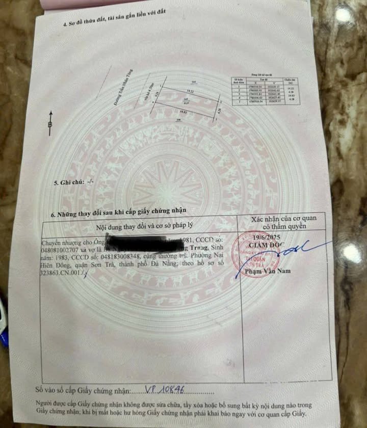 Đất mặt tiền đường Trần Nhân Tông, Sơn Trà, Đà Nẵng 62m² giá 5.95 tỷ - Vị trí đắc địa tiềm năng!