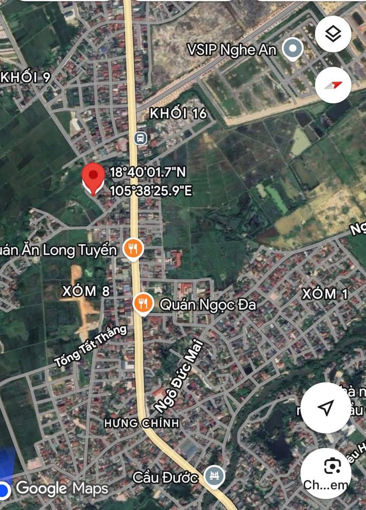 Lô đất Hưng Chính, Vinh 140m² giá 2.9 tỷ - Cơ hội đầu tư hấp dẫn!