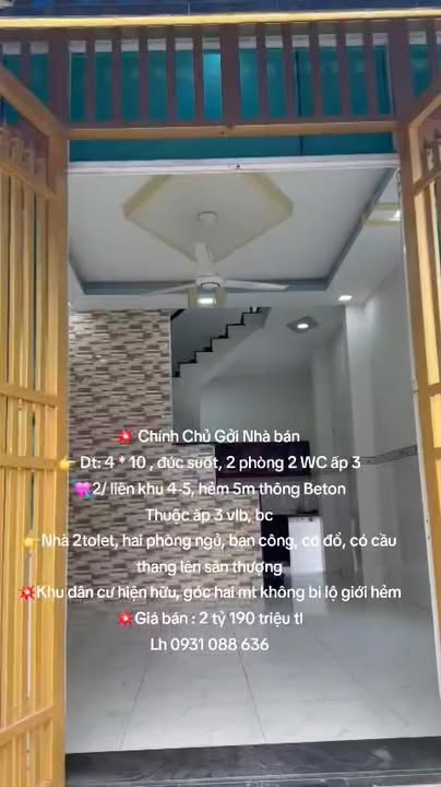 Nhà phố Vĩnh Lộc B 40m² giá 2.19 tỷ - Chính chủ bán gấp!